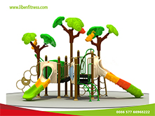 Outdoor Plastic Playground For kids
